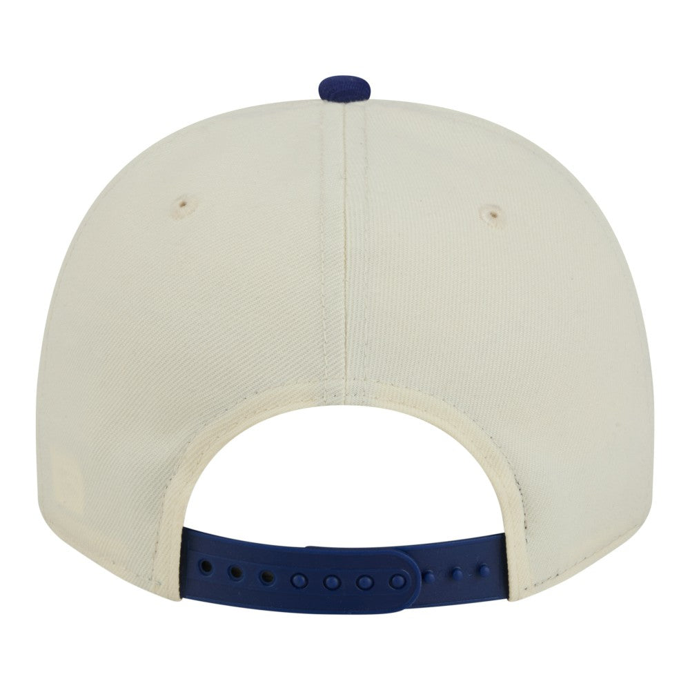 Los Angeles Dodgers New Era Throwback Tri-Hit A-Frame 9FIFTY Adjustable Hat - Cream Hats