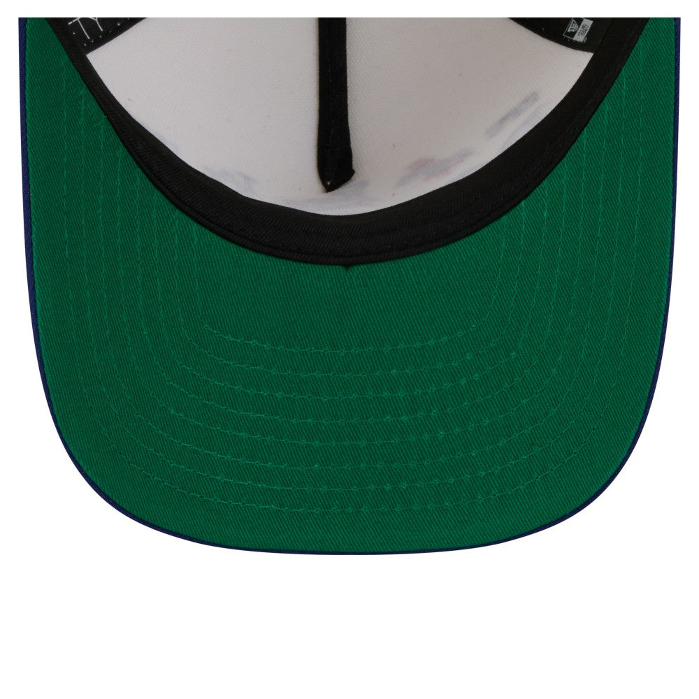 Los Angeles Dodgers New Era Throwback Tri-Hit A-Frame 9FIFTY Adjustable Hat - Cream Hats