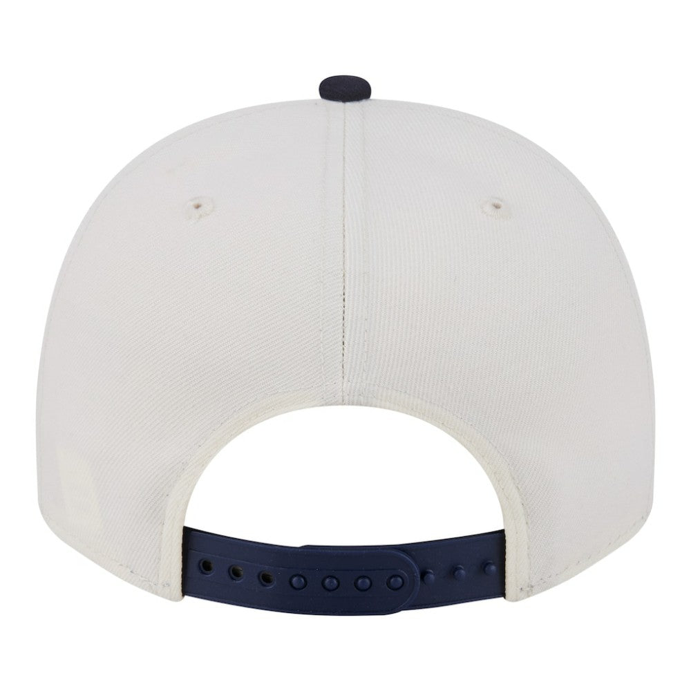Minnesota Twins New Era Throwback Tri-Hit A-Frame 9FIFTY Adjustable Hat - Cream Hats