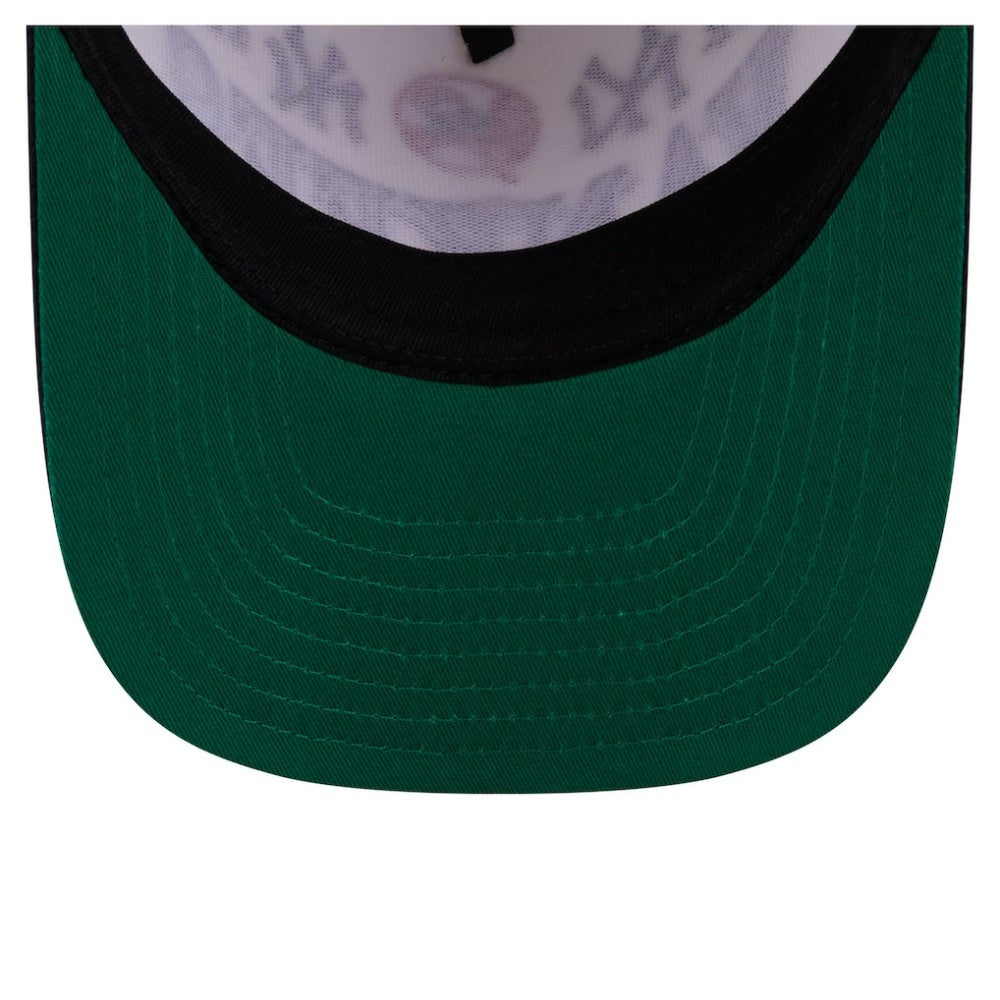 New York Yankees New Era Throwback Tri-Hit A-Frame 9FIFTY Adjustable Hat - Cream Hats
