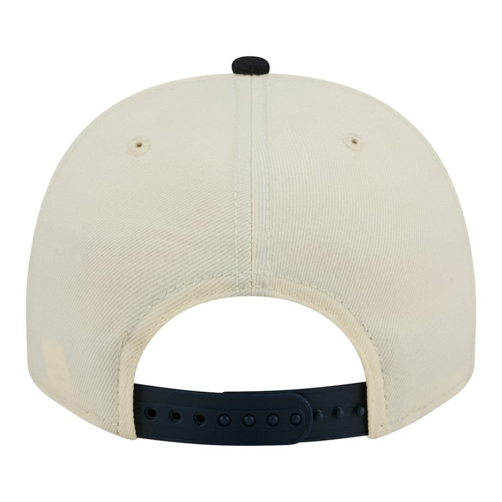 Detroit Tigers New Era Throwback Tri-Hit A-Frame 9FIFTY Adjustable Hat - Cream Hats