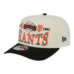 San Francisco Giants New Era Throwback Tri-Hit A-Frame 9FIFTY Adjustable Hat - Cream Hats