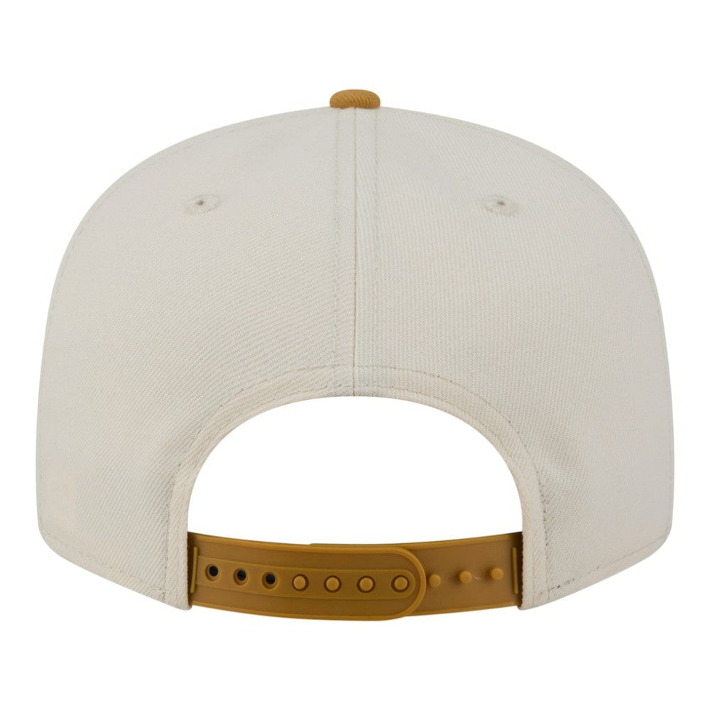 Chicago Cubs New Era 2-Tone Color Pack 9FIFTY Snapback Hat - Light Beige/Khaki Hats