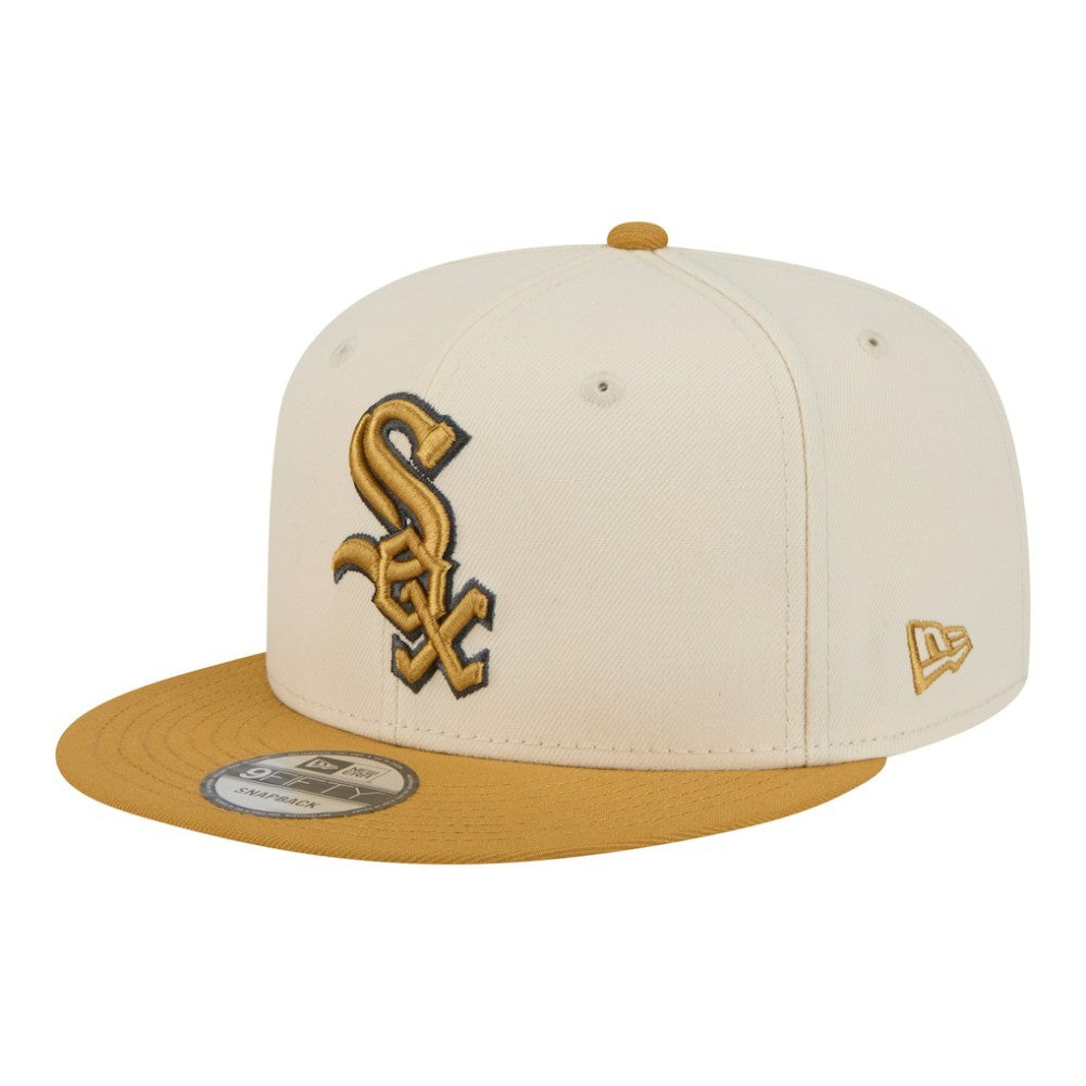 Chicago White Sox New Era 2-Tone Color Pack 9FIFTY Snapback Hat - Light Beige/Khaki Hats