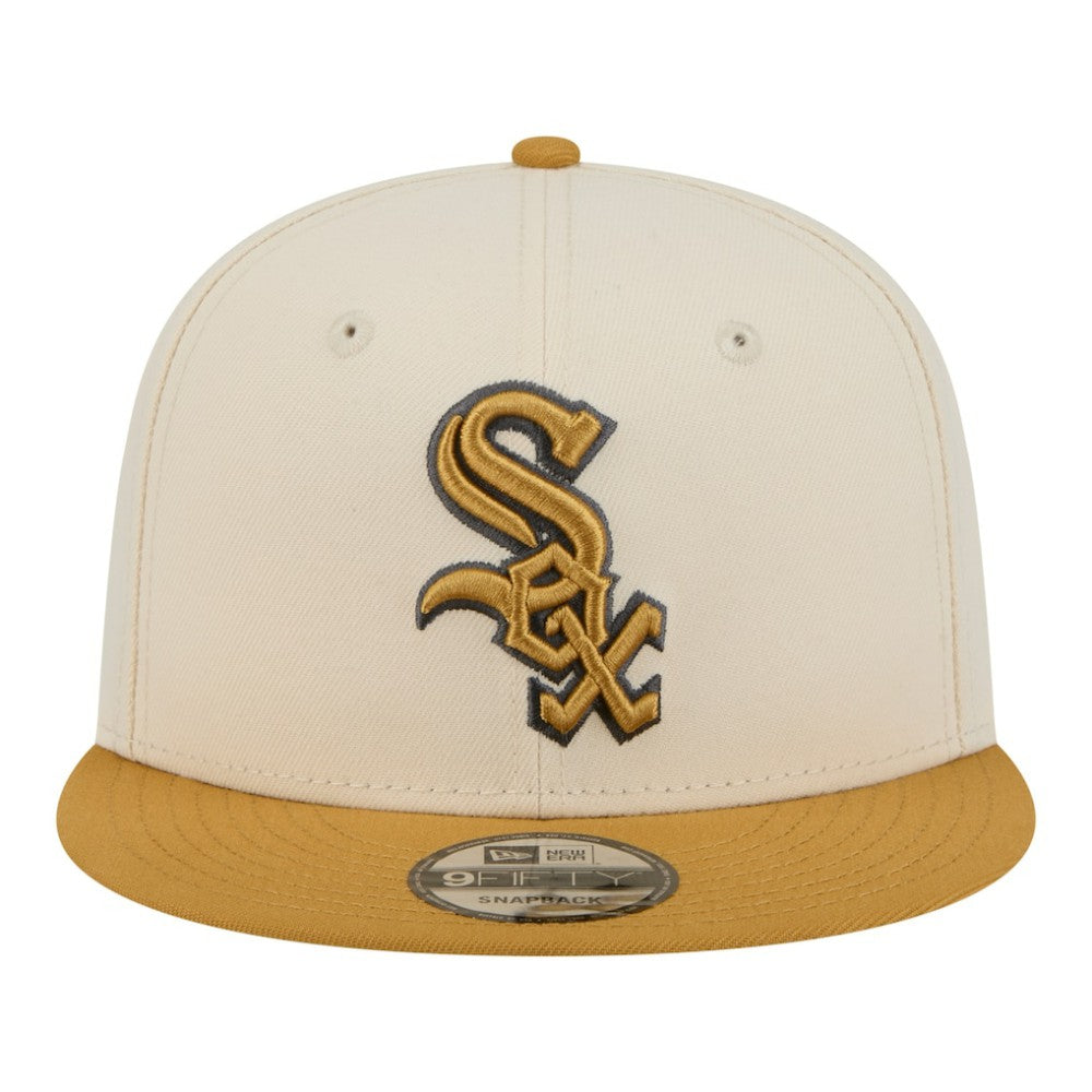 Chicago White Sox New Era 2-Tone Color Pack 9FIFTY Snapback Hat - Light Beige/Khaki Hats