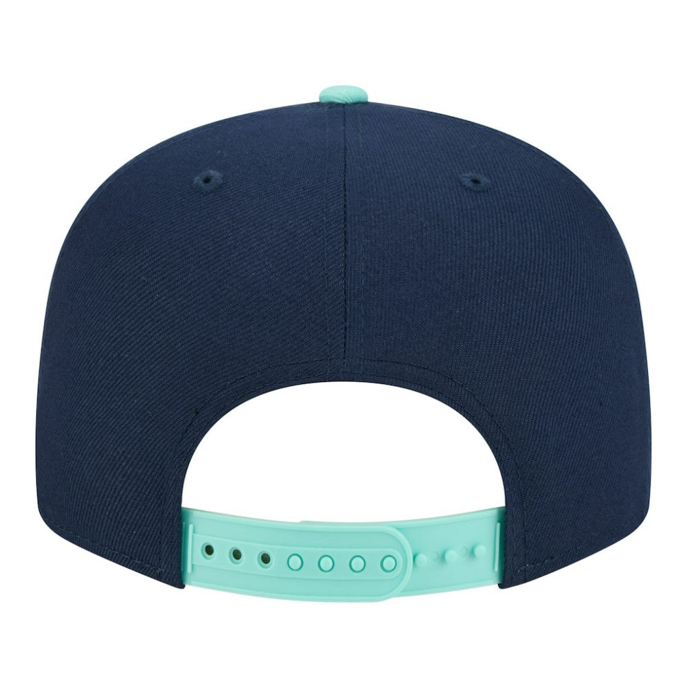 Detroit Tigers New Era 2-Tone Color Pack 9FIFTY Snapback Hat - Navy/Turquoise Hats