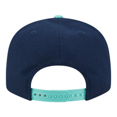 Los Angeles Dodgers New Era 2-Tone Color Pack 9FIFTY Snapback Hat - Navy/Turquoise Hats