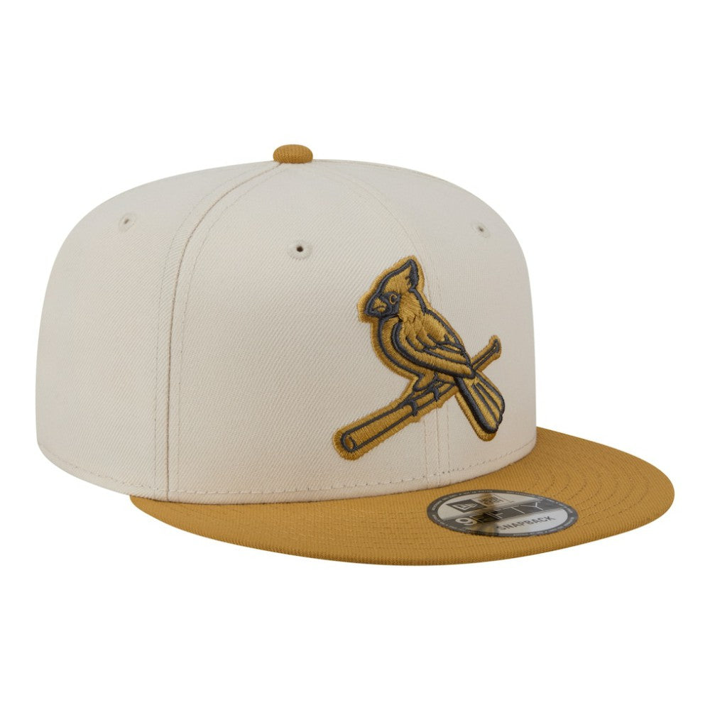 St. Louis Cardinals New Era 2-Tone Color Pack 9FIFTY Snapback Hat - Light Beige/Khaki Hats