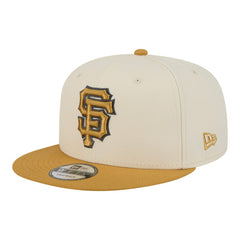 San Francisco Giants New Era 2-Tone Color Pack 9FIFTY Snapback Hat - Light Beige/Khaki Hats
