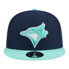 Toronto Blue Jays New Era 2-Tone Color Pack 9FIFTY Snapback Hat - Navy/Turquoise Hats