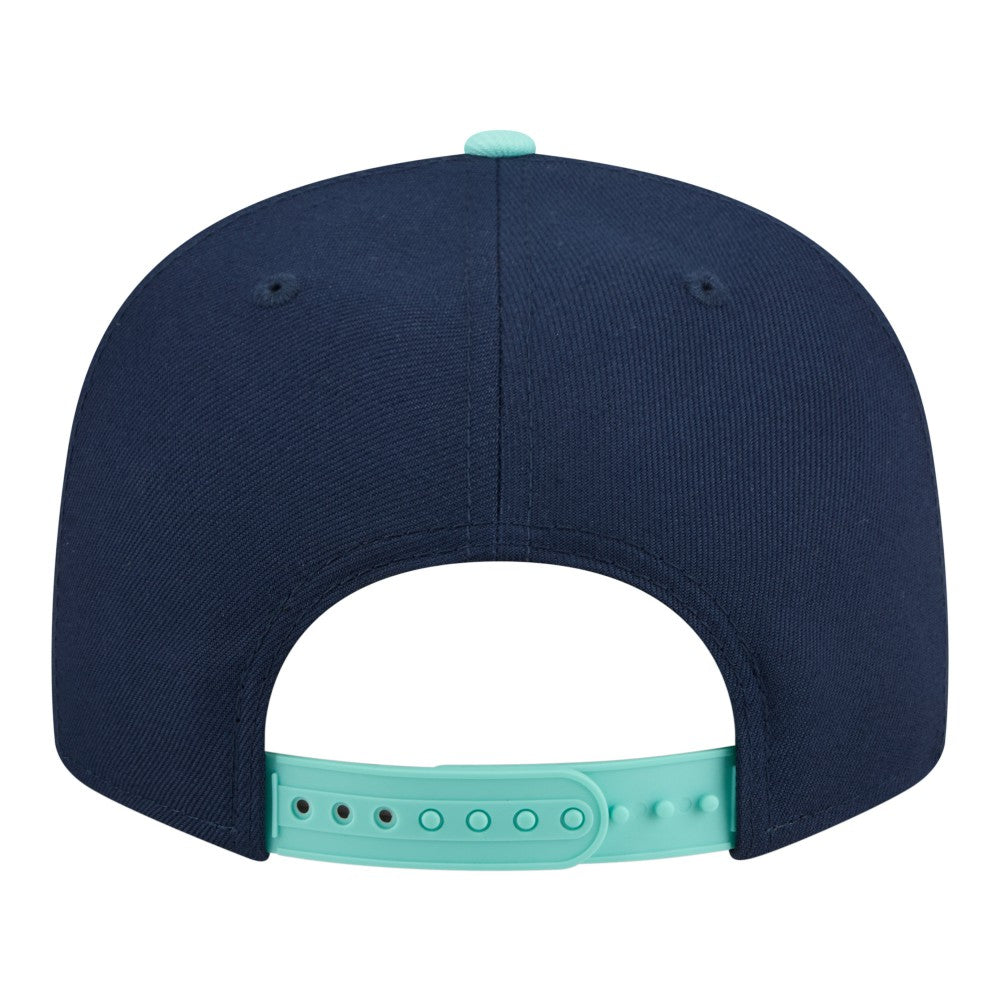 New York Yankees New Era Two-Tone Color Pack 9FIFTY Snapback Hat - Navy/Turquoise Hats
