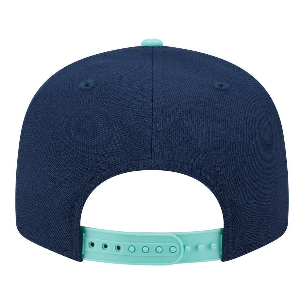 Athletics New Era Two-Tone Color Pack 9FIFTY Snapback Hat - Navy/Turquoise Hats