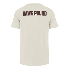 Cleveland Browns '47 Dawg Pound XL Backer Franklin T-Shirt Cream
