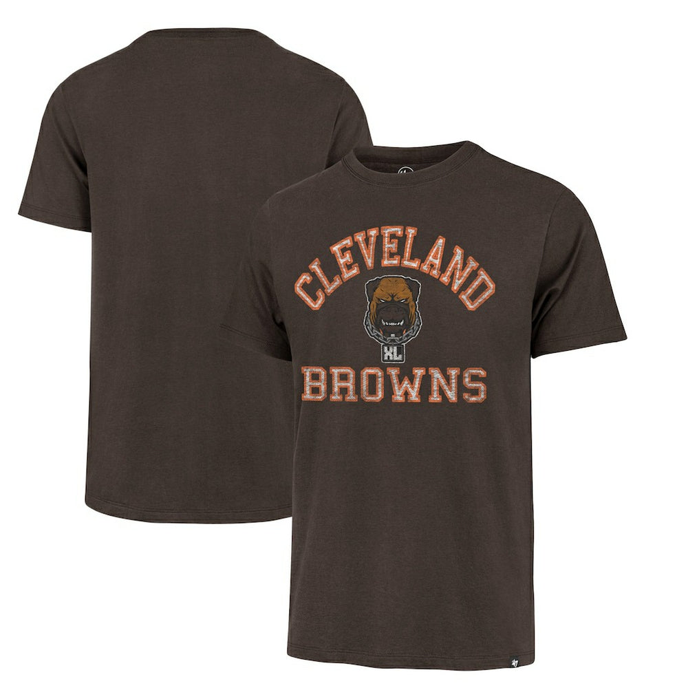 Cleveland Browns '47 Dawg Pound XL All Day Franklin T-Shirt Brown