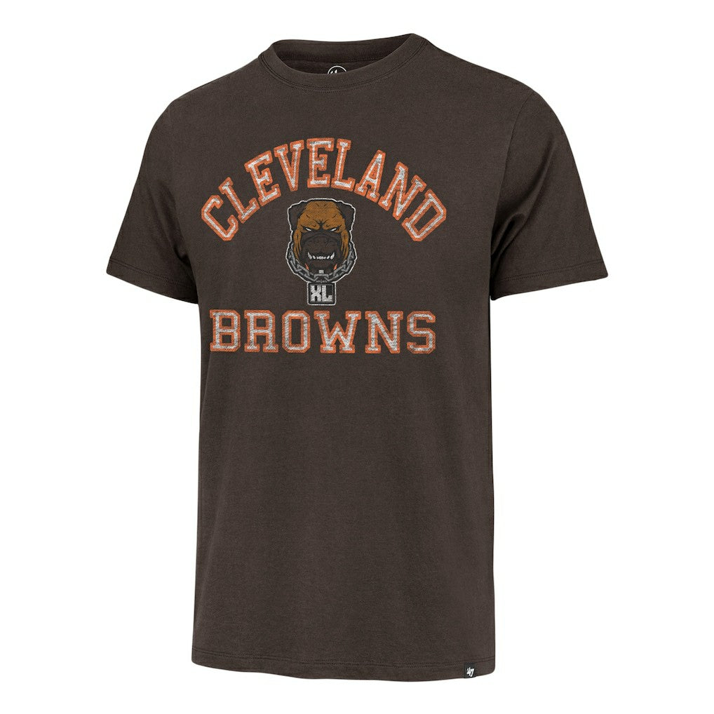 Cleveland Browns '47 Dawg Pound XL All Day Franklin T-Shirt Brown