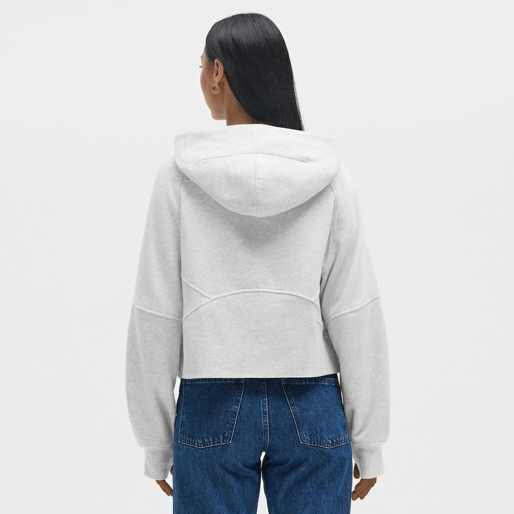 Washington Commanders lululemon Women's Scuba Oversized Half-Zip Hoodie Heathered Core Ultra Light Grey