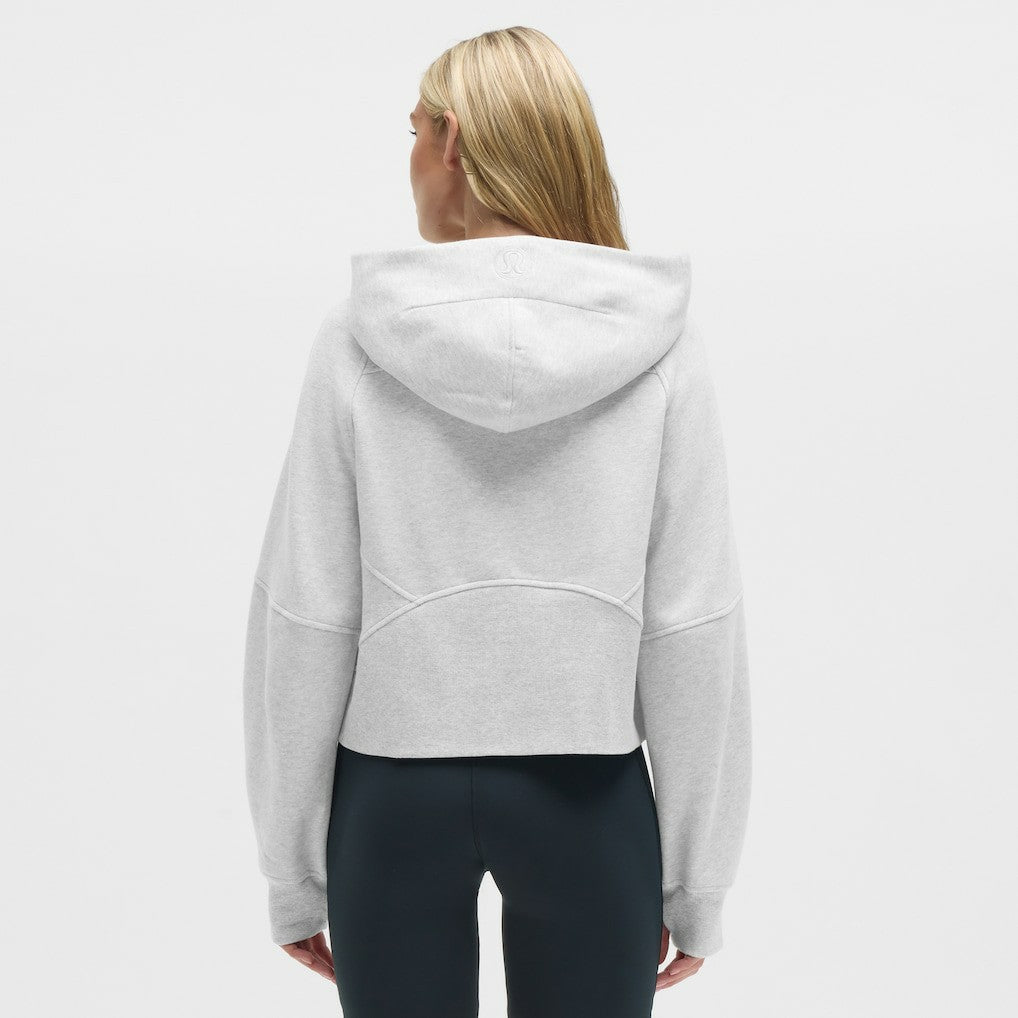 Baltimore Ravens lululemon Women's Scuba Oversized Half-Zip Hoodie Heathered Core Ultra Light Grey