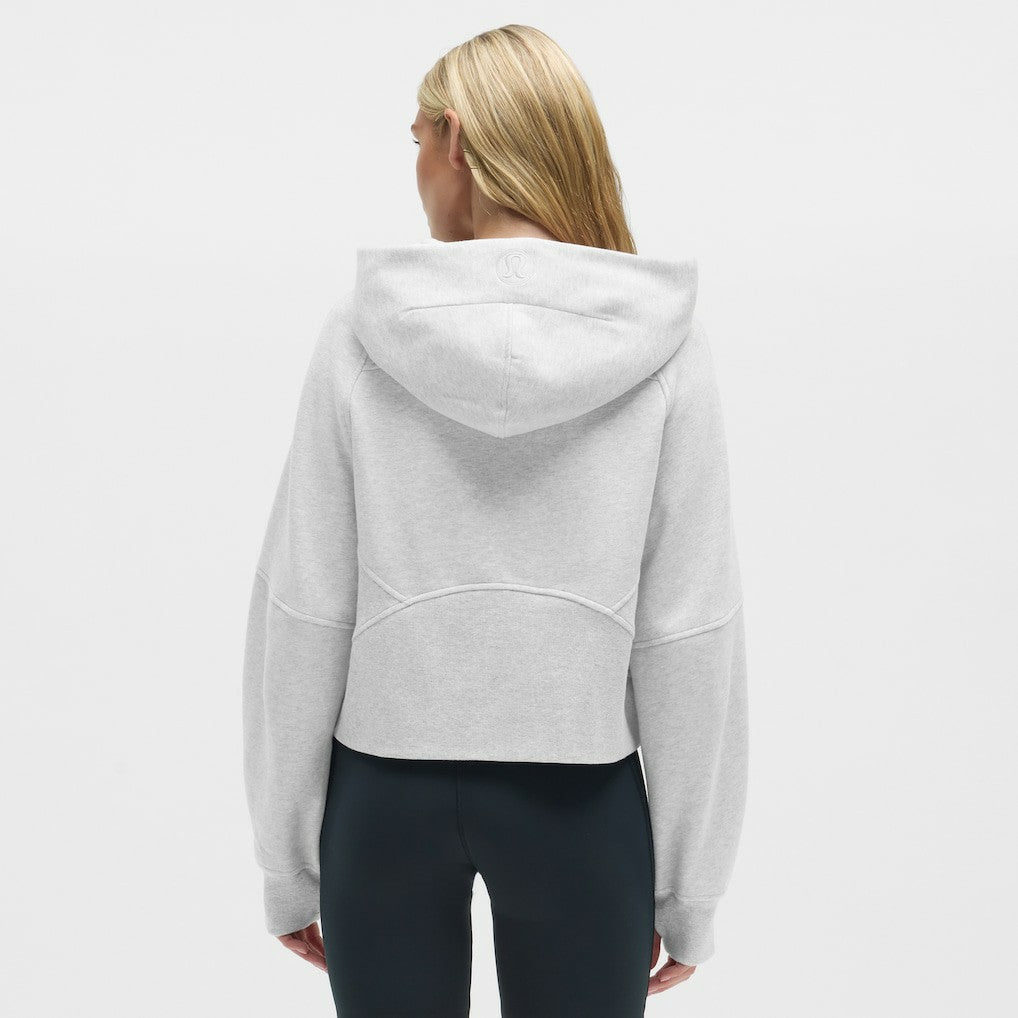 Cleveland Browns lululemon Women's Scuba Oversized Half-Zip Hoodie Heathered Core Ultra Light Grey