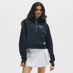 Tennessee Titans lululemon Women's Scuba Oversized Half-Zip Hoodie True Navy