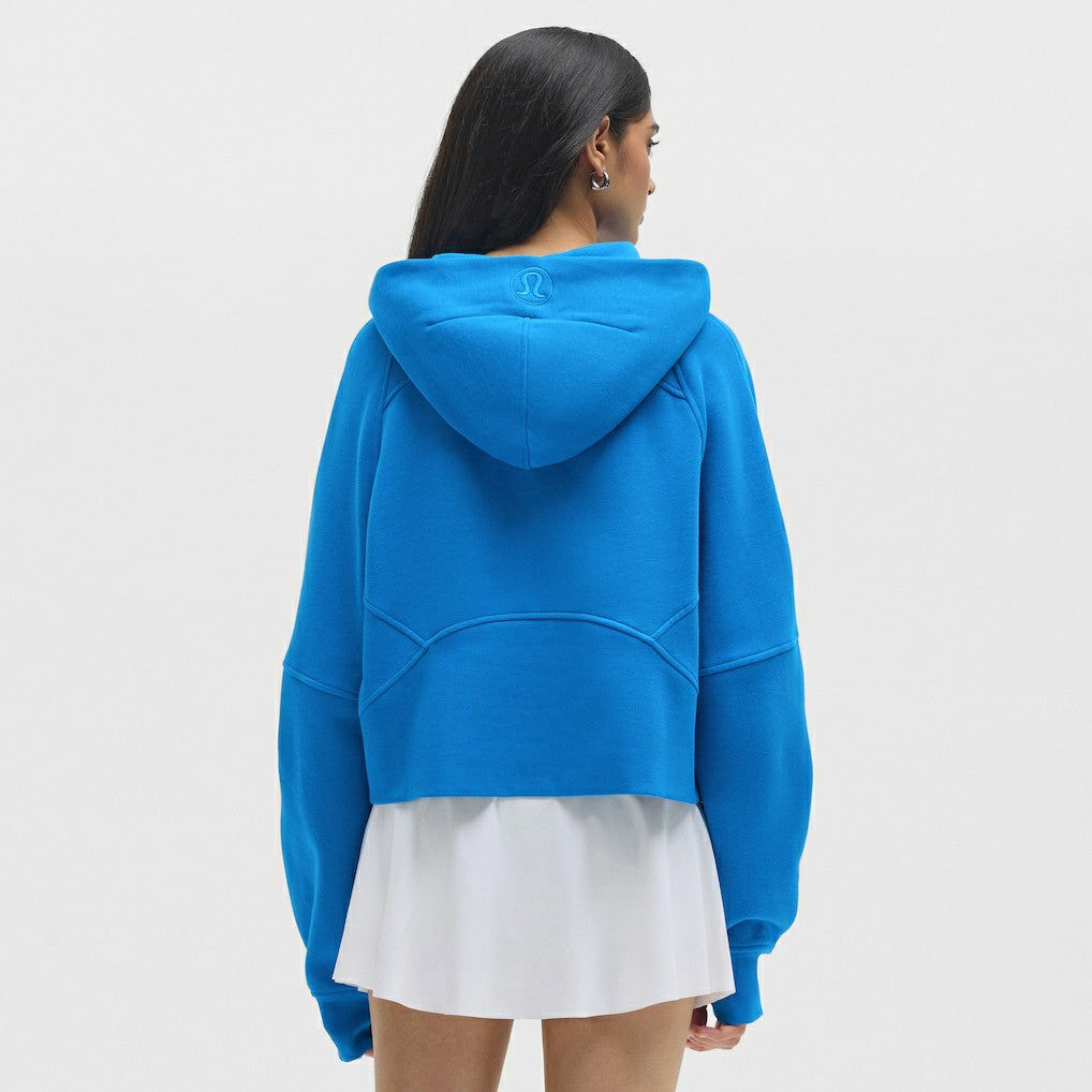 Los Angeles Chargers lululemon Women's Scuba Oversized Half-Zip Hoodie Beaming Blue