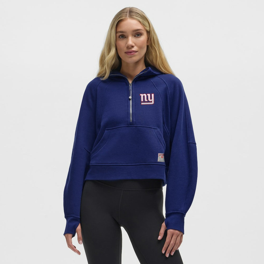 New York Giants lululemon Women's Scuba Oversized Half-Zip Hoodie Larkspur
