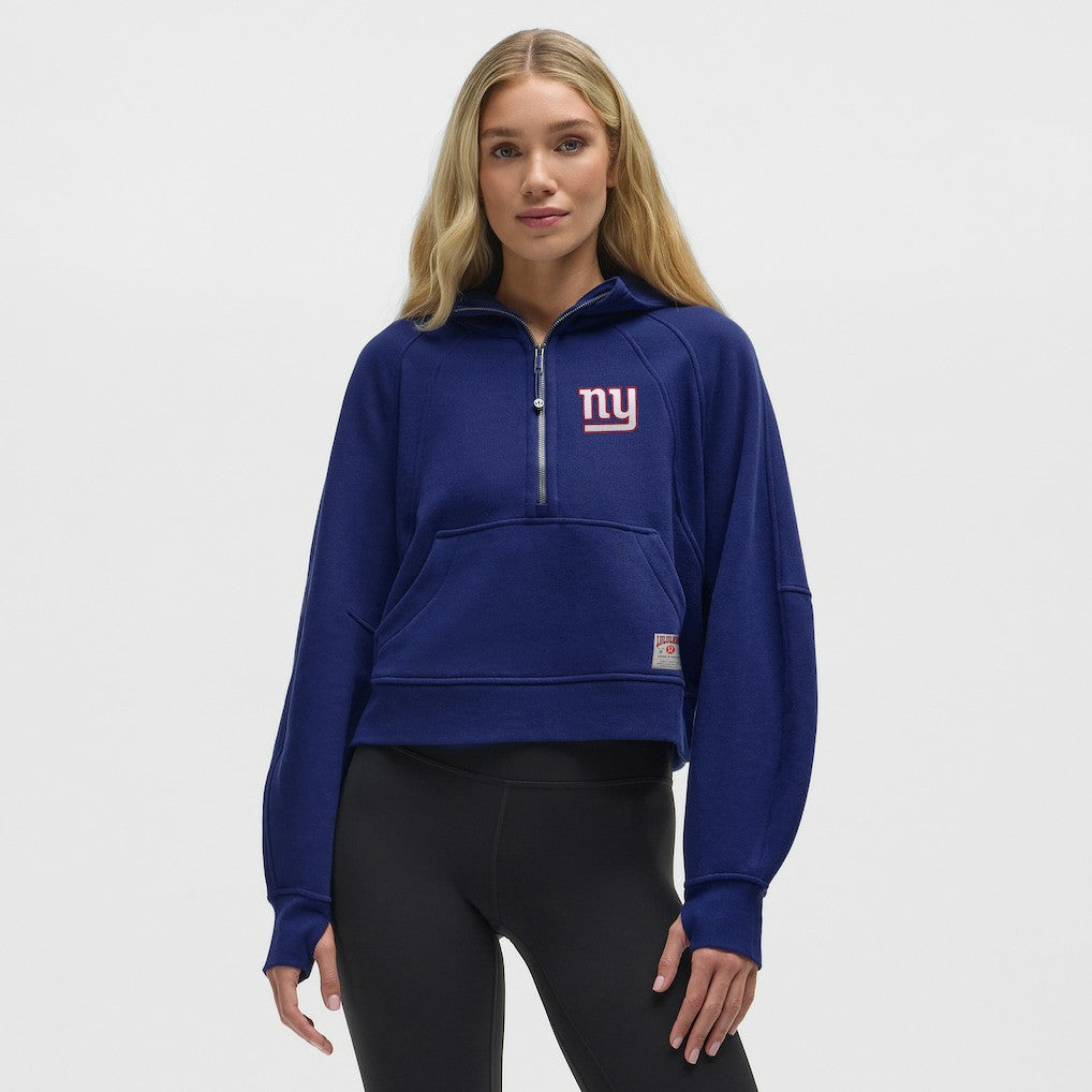 New York Giants lululemon Women's Scuba Oversized Half-Zip Hoodie Larkspur