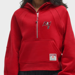 Tampa Bay Buccaneers lululemon Women's Scuba Oversized Half-Zip Hoodie College Crimson
