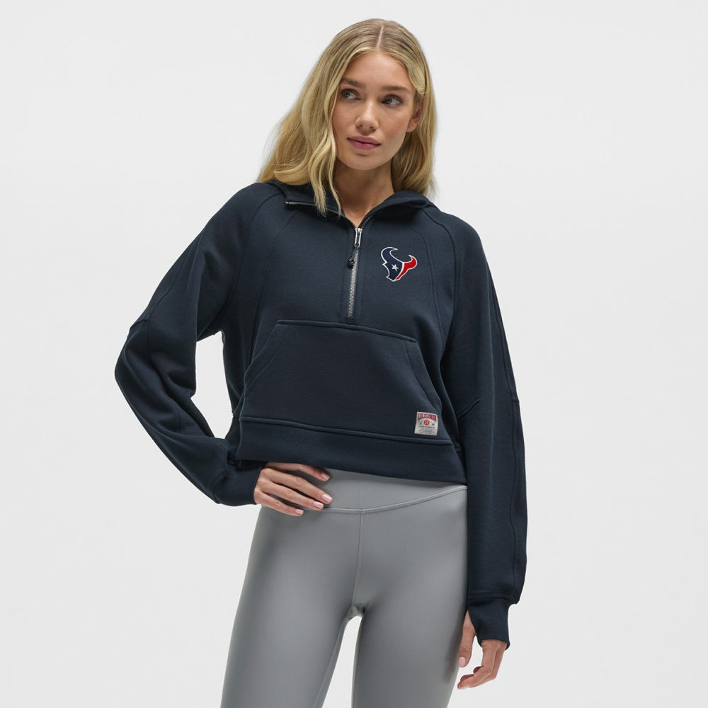 Houston Texans lululemon Women's Scuba Oversized Half-Zip Hoodie True Navy