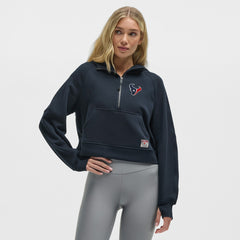 Houston Texans lululemon Women's Scuba Oversized Half-Zip Hoodie True Navy