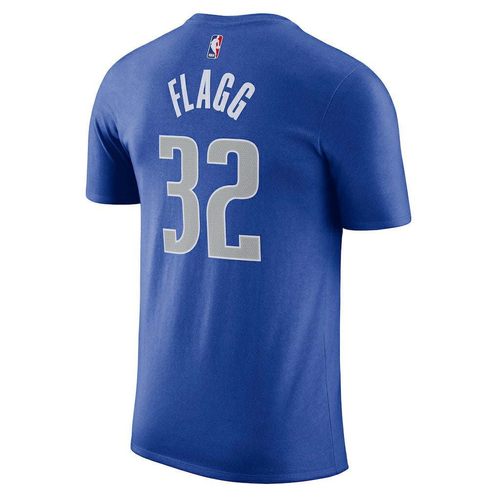 Cooper Flagg Dallas Mavericks 2025 NBA Draft Icon Name & Number T-Shirt Blue