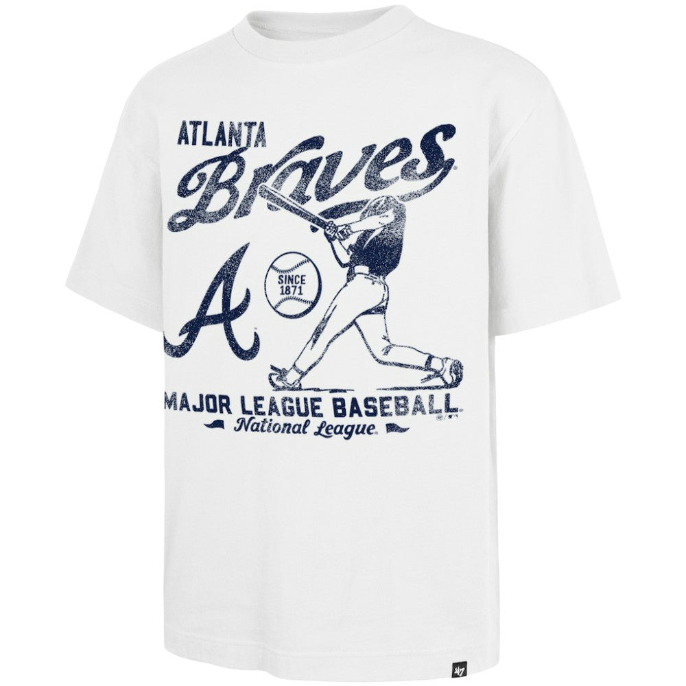 Atlanta Braves '47 Regional Batter Foundation T-Shirt - White T-shirts