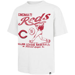 Cincinnati Reds '47 Regional Batter Foundation T-Shirt - White T-shirts