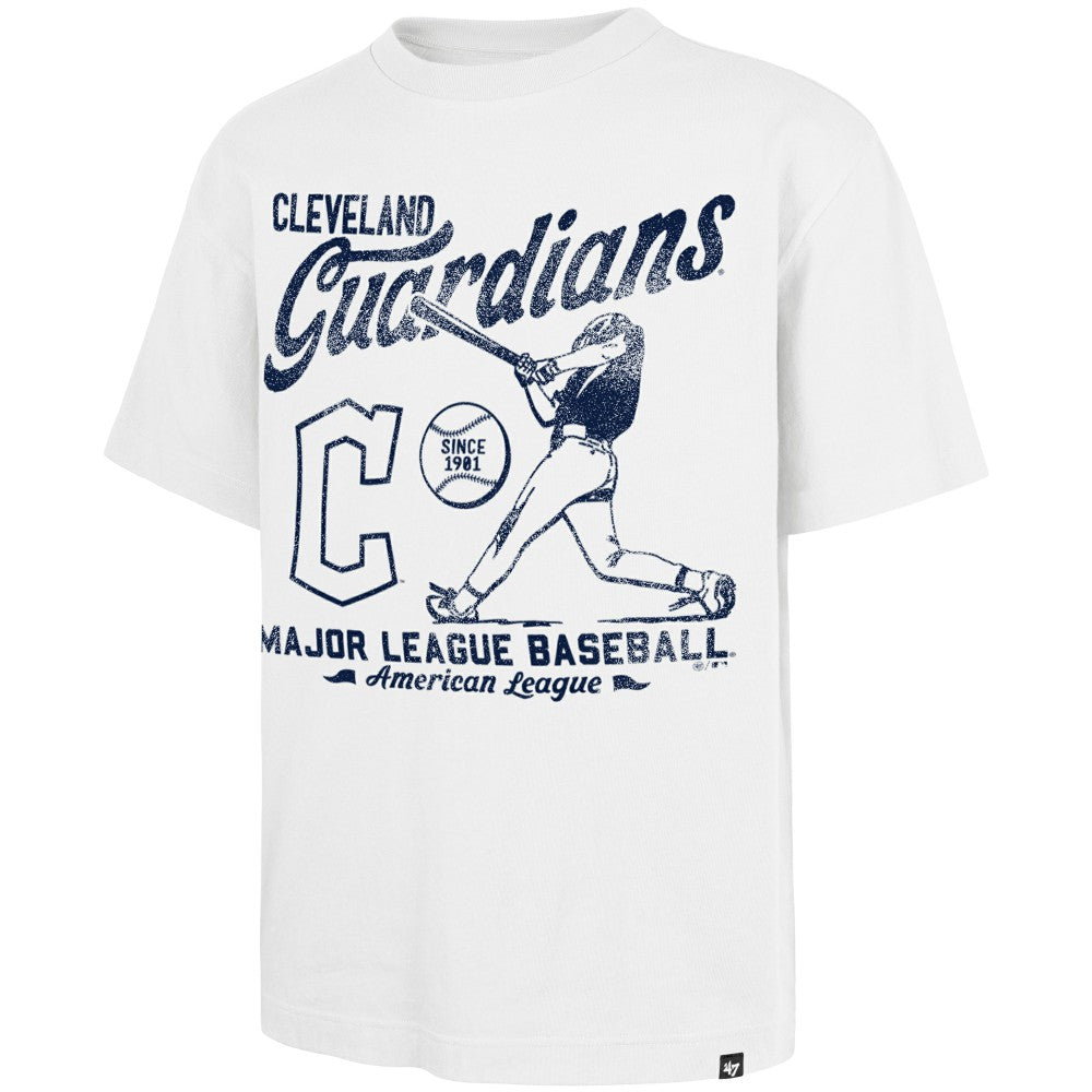 Cleveland Guardians '47 Regional Batter Foundation T-Shirt - White T-shirts