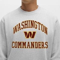 Washington Commanders lululemon Steady State Sweatshirt Heathered Silver Drop