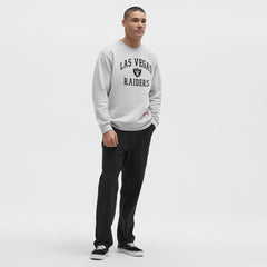 Las Vegas Raiders lululemon Steady State Sweatshirt Heathered Silver Drop