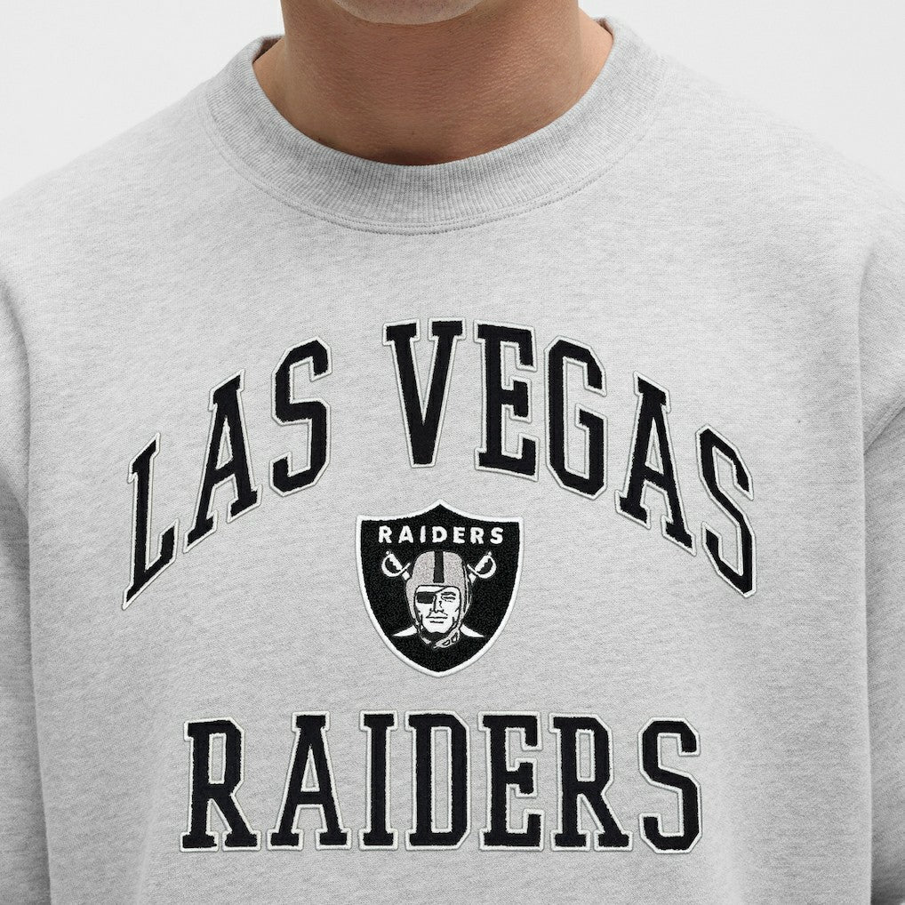 Las Vegas Raiders lululemon Steady State Sweatshirt Heathered Silver Drop