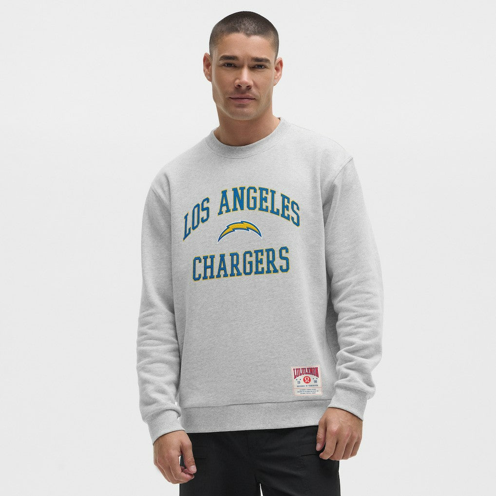 Los Angeles Chargers lululemon Steady State Sweatshirt Heathered Silver Drop