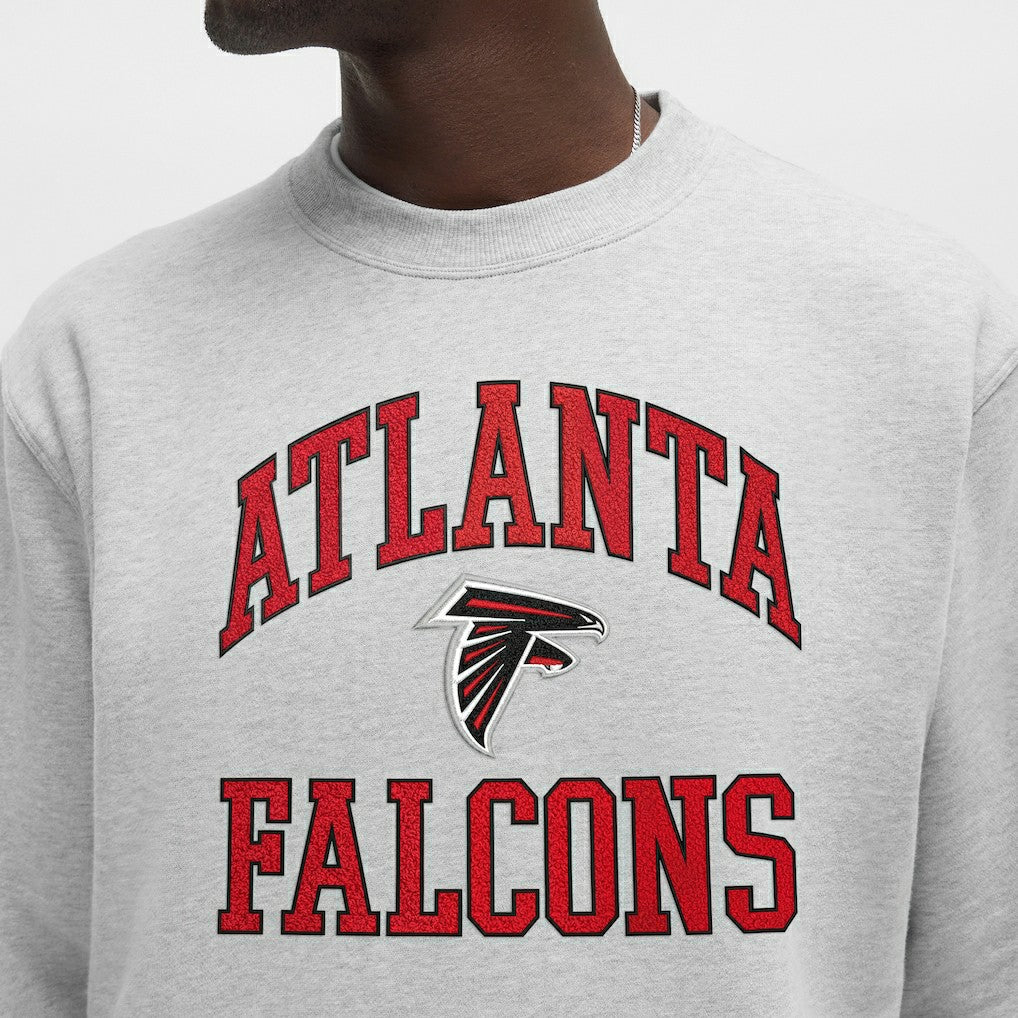 Atlanta Falcons lululemon Steady State Sweatshirt Heathered Silver Drop