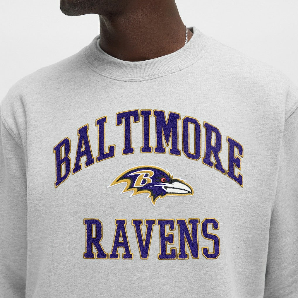Baltimore Ravens lululemon Steady State Sweatshirt Heathered Silver Drop