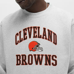 Cleveland Browns lululemon Steady State Sweatshirt Heathered Silver Drop