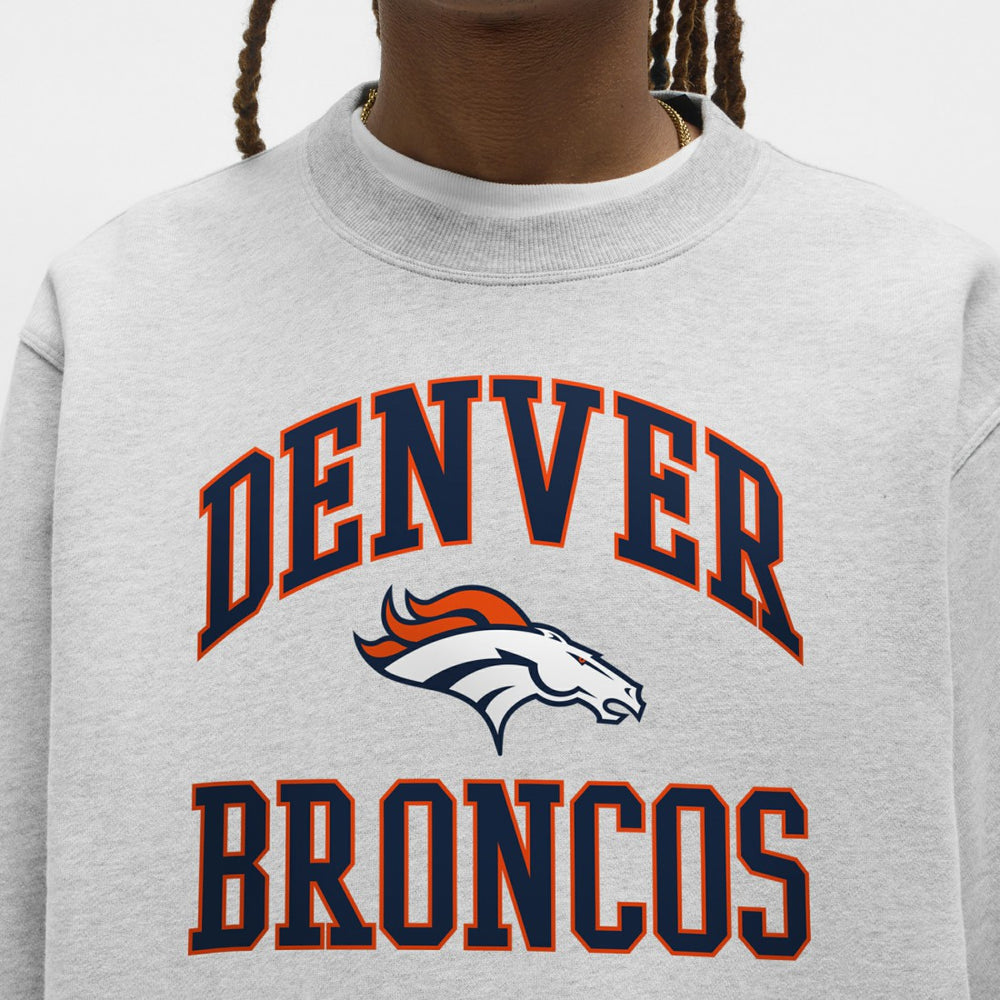 Denver Broncos lululemon Steady State Sweatshirt Heathered Silver Drop