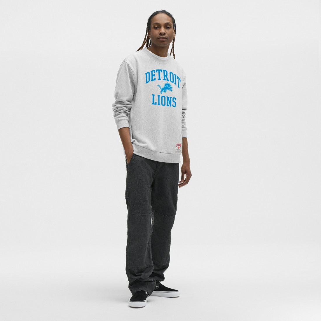 Detroit Lions lululemon Steady State Sweatshirt Heathered Silver Drop