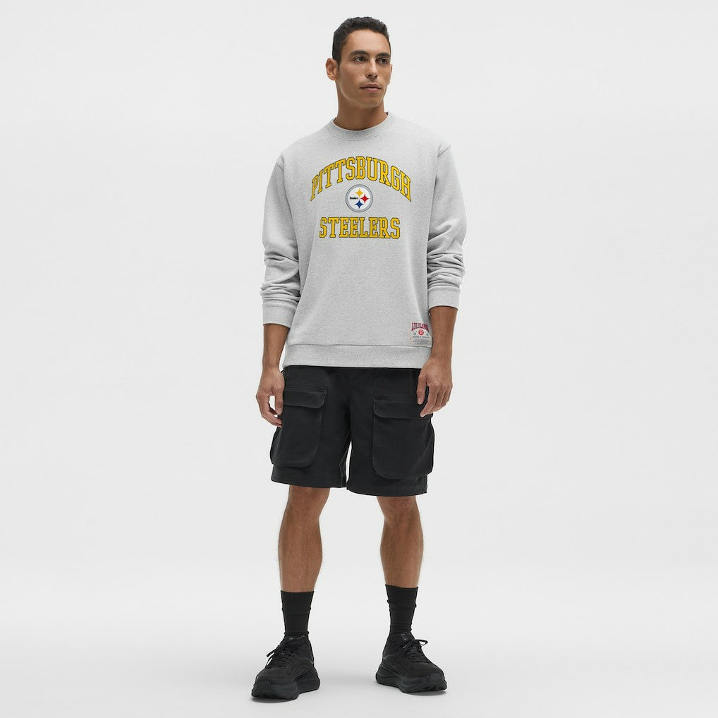 Pittsburgh Steelers lululemon Steady State Sweatshirt Heathered Silver Drop