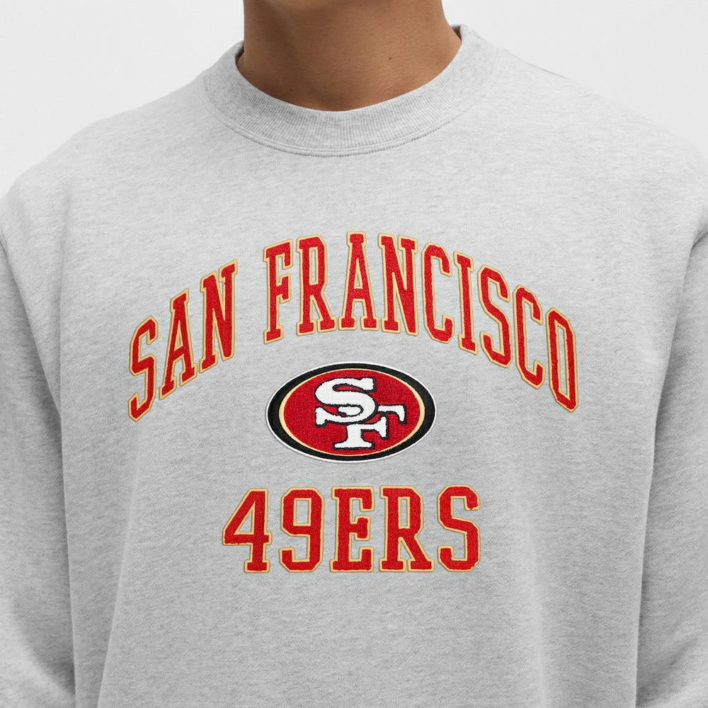 San Francisco 49ers lululemon Steady State Sweatshirt Heathered Silver Drop