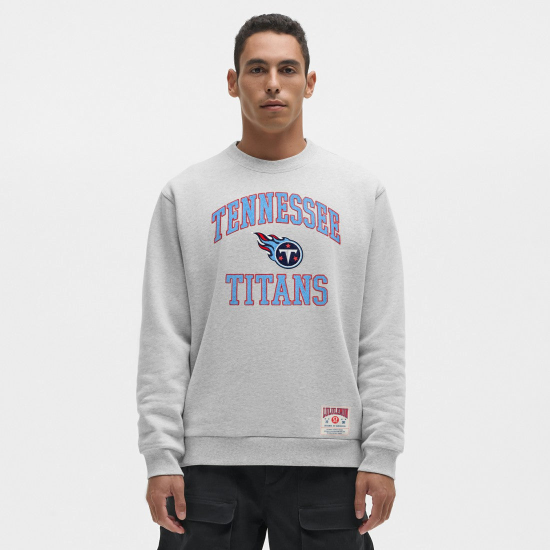 Tennessee Titans lululemon Steady State Sweatshirt Heathered Silver Drop