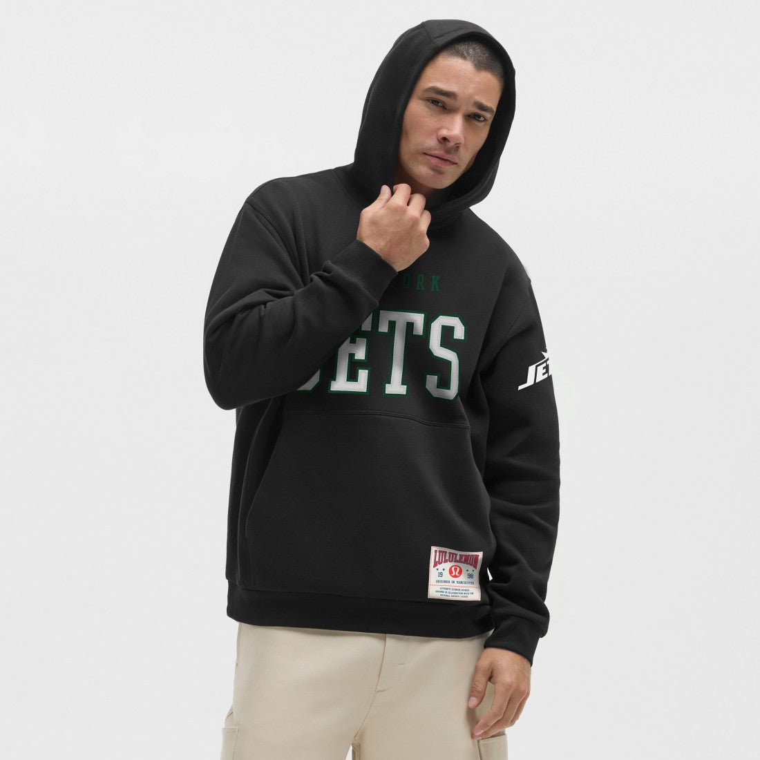 New York Jets lululemon Steady State Pullover Hoodie Black