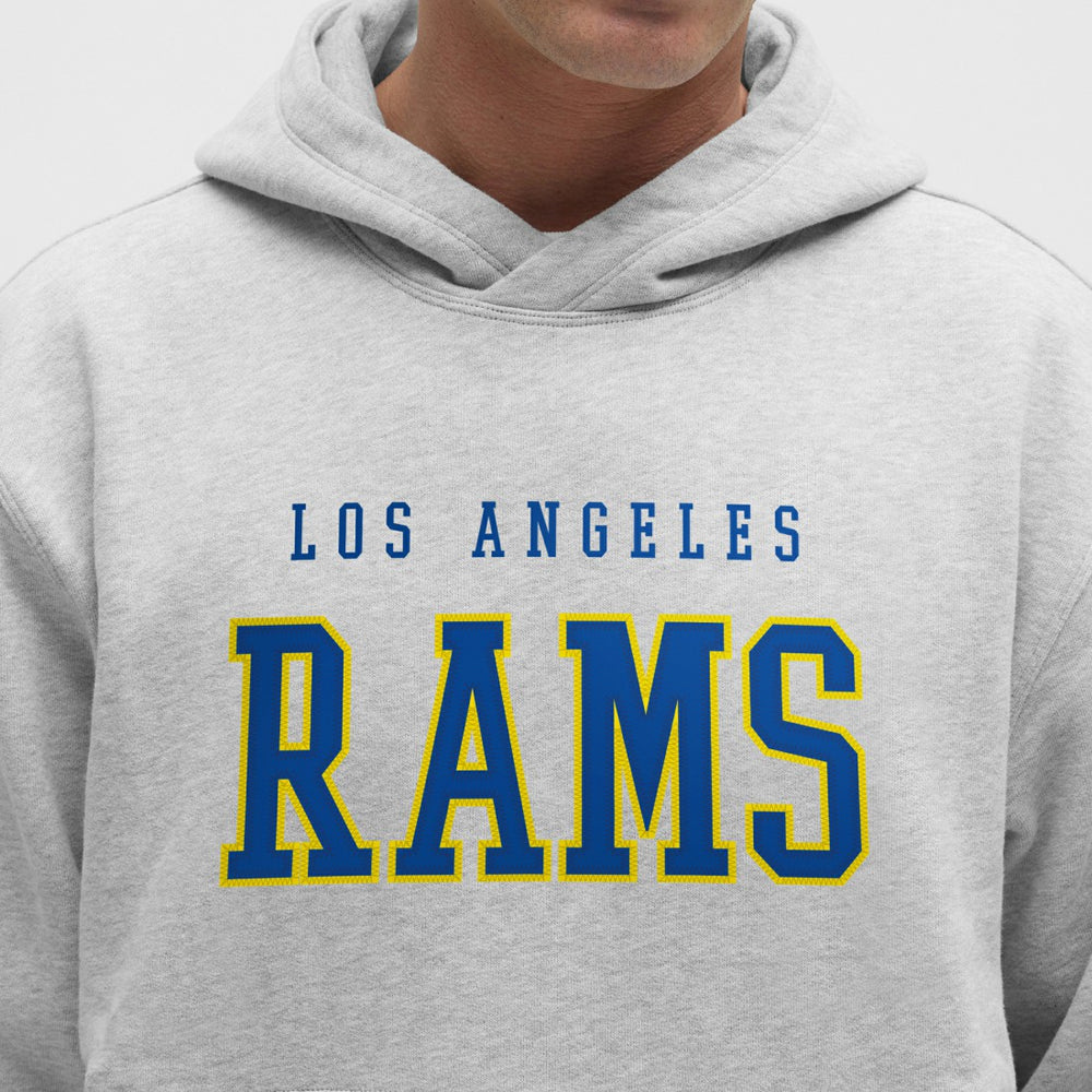 Los Angeles Rams lululemon Steady State Pullover Hoodie Heathered Silver Drop