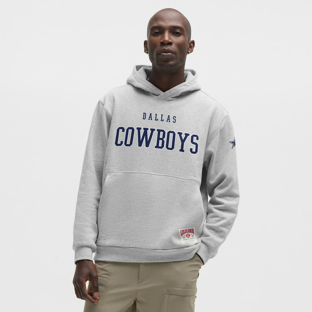 Dallas Cowboys lululemon Steady State Pullover Hoodie Heathered Silver Drop