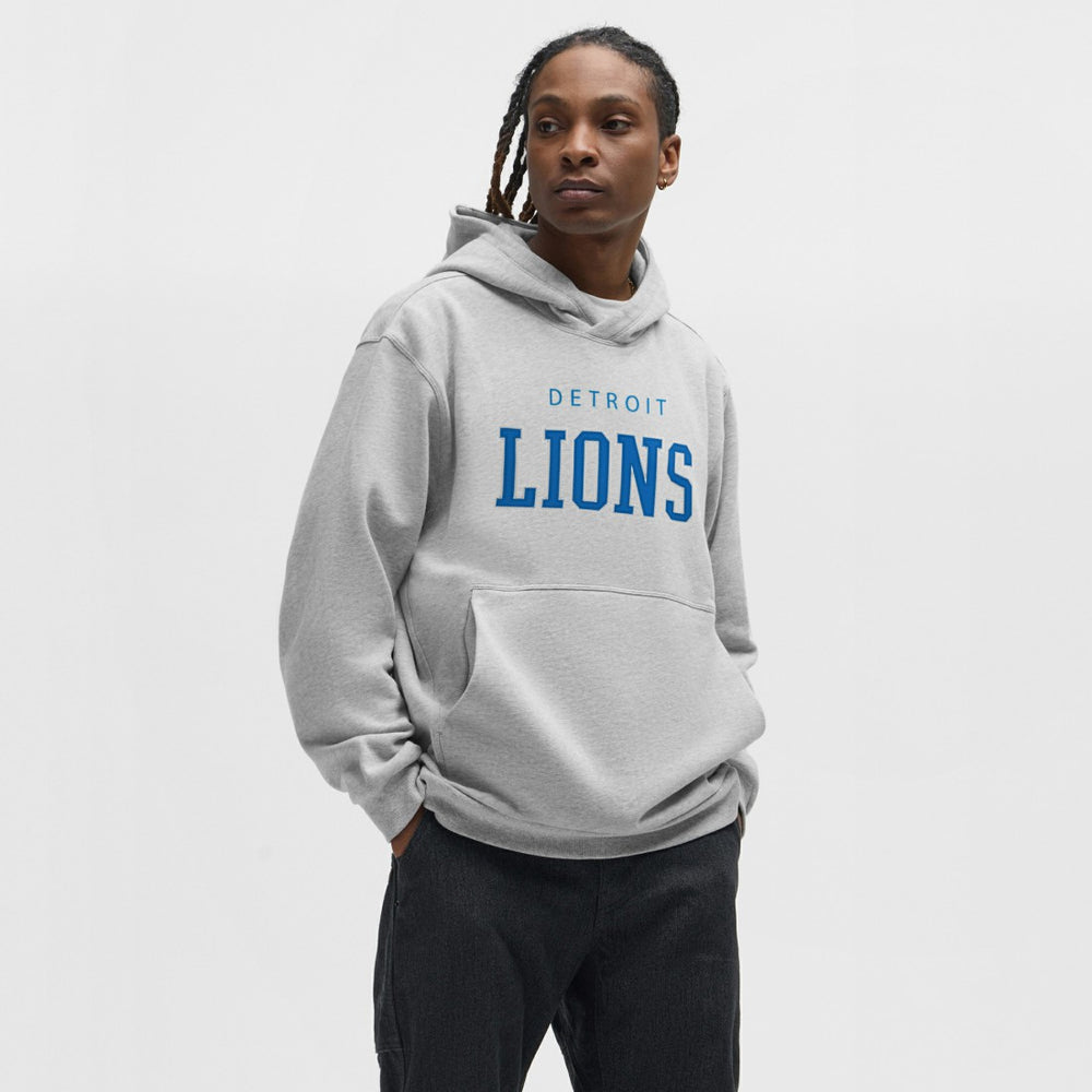 Detroit Lions lululemon Steady State Pullover Hoodie Heathered Silver Drop