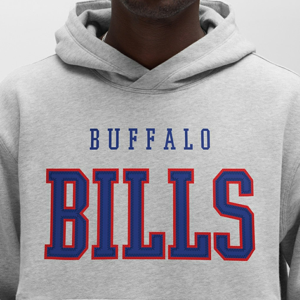 Buffalo Bills lululemon Steady State Pullover Hoodie Heathered Silver Drop